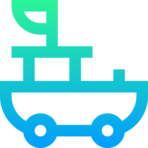 ボート Super Basic Straight Gradient icon