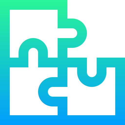 puzzle Super Basic Straight Gradient icona