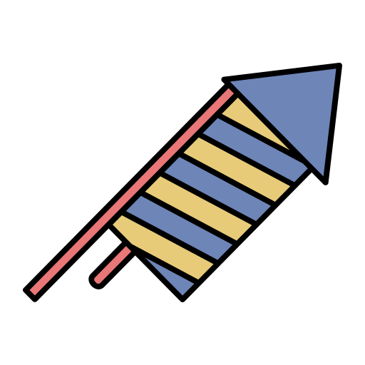 petarda Generic Thin Outline Color ikona