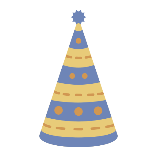 Праздничная шляпа Generic Flat иконка