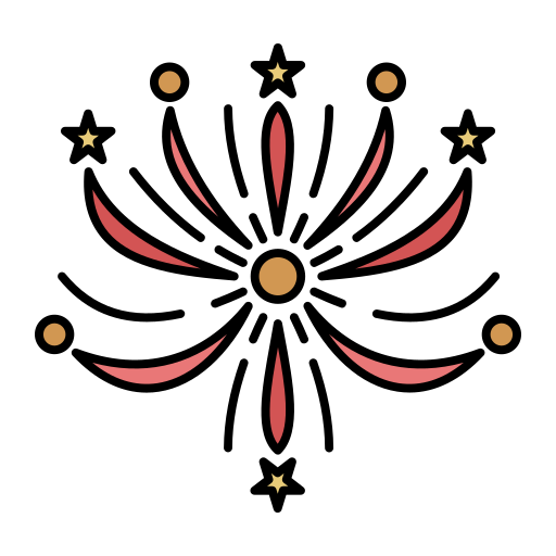 pirotécnico Generic Thin Outline Color icono