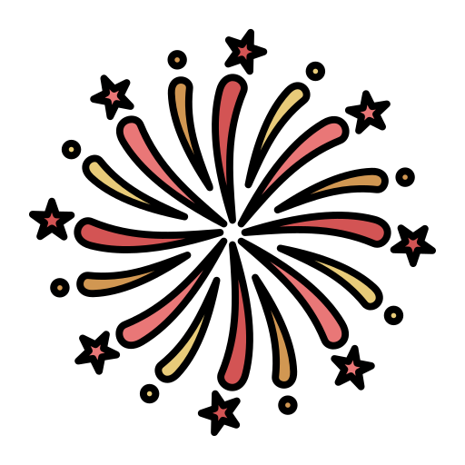 pyrotechnik Generic Thin Outline Color icon