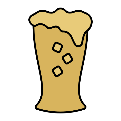 cerveza Generic Thin Outline Color icono