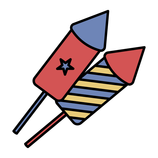 petardo Generic Thin Outline Color icono