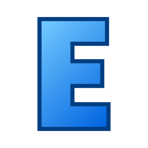 buchstabe e Generic Lineal Color Gradient icon