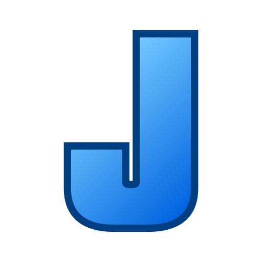 Letter j Generic Lineal Color Gradient icon