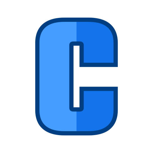 buchstabe c. Generic Outline Color icon