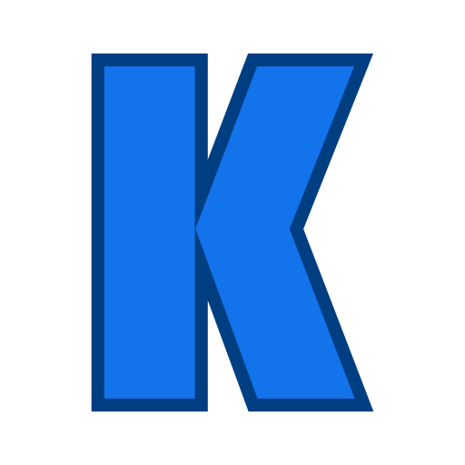 lettera k Generic Outline Color icona