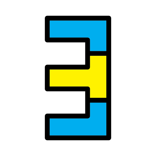 三つ Generic Outline Color icon