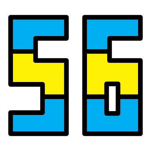 쉰 여섯 Generic Outline Color icon