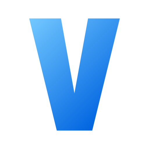 Letter V Generic Flat Gradient icon