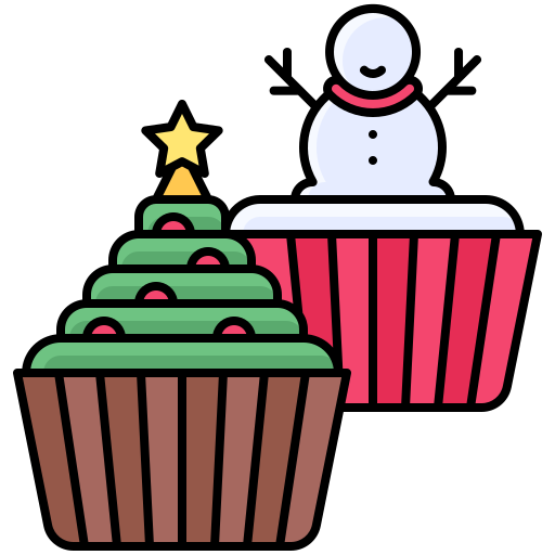 Cupcakes Generic Thin Outline Color icon