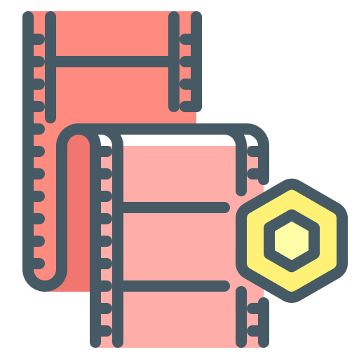Video Film Generic Outline Color icon