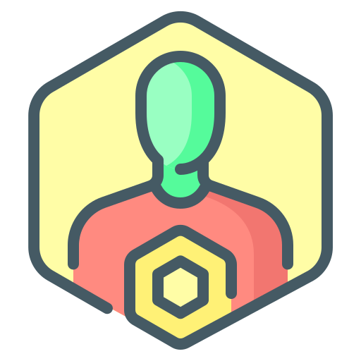 Profile Generic Outline Color icon