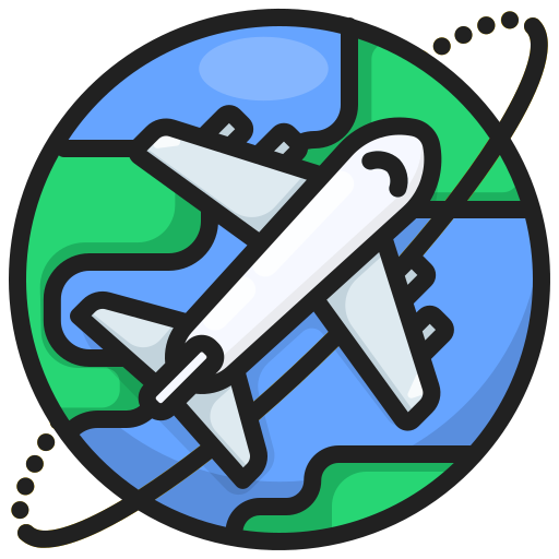 Flight Generic Outline Color icon