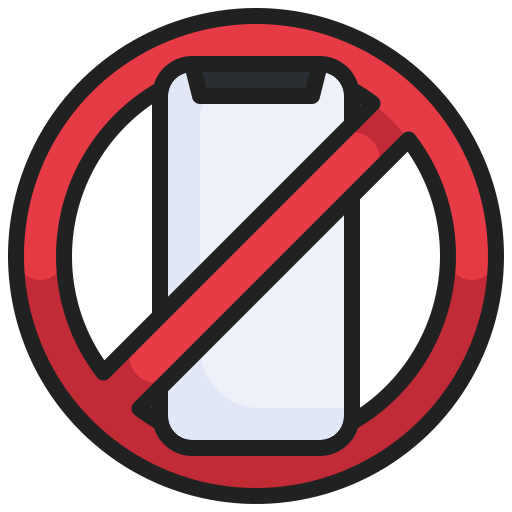 No phone Generic Outline Color icon