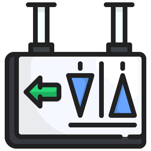 トイレ Generic Outline Color icon