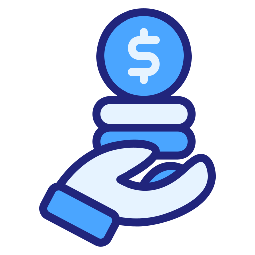 Dividend Generic Blue icon