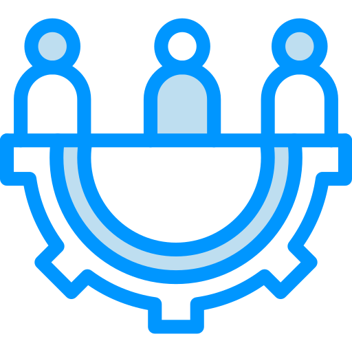 Management Generic Blue icon