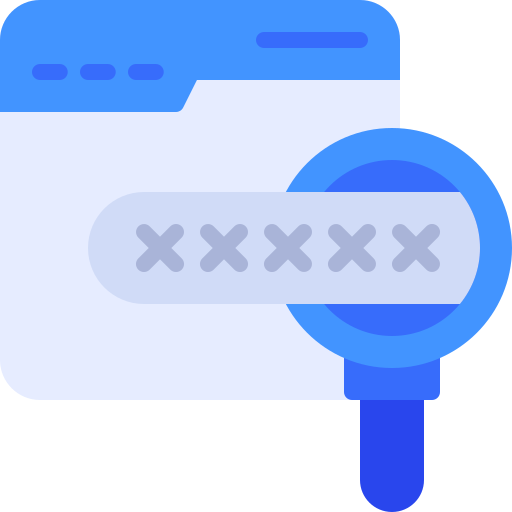 Search Engine Optimization Generic Blue icon