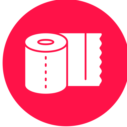 Tissue roll Generic Mixed icon
