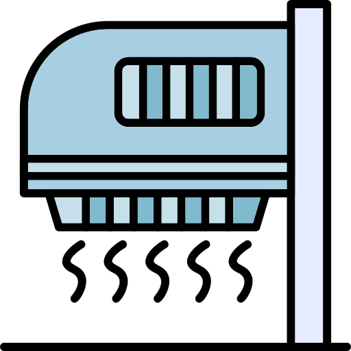 Hand Dryer Generic Outline Color icon