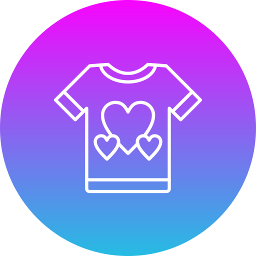 tシャツ Generic Flat Gradient icon