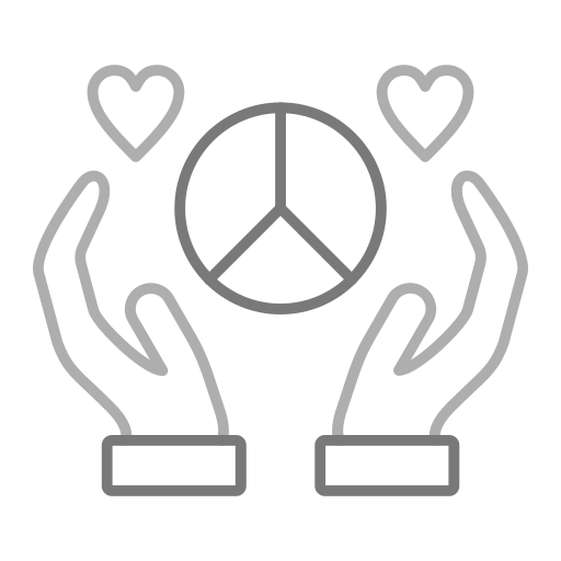 Peace Generic Grey icon