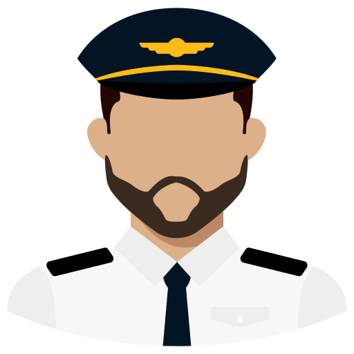 piloot Generic Flat icoon