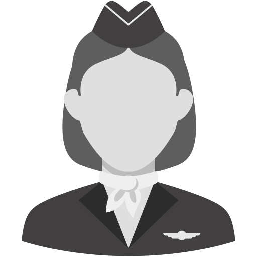stewardess Generic Grey icon