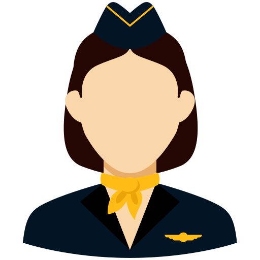 stewardess Generic Flat icon