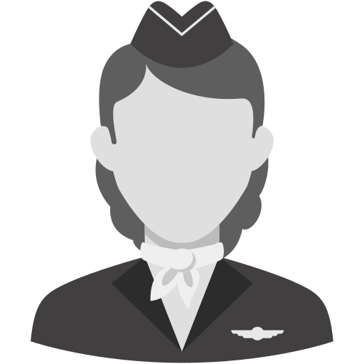 stewardess Generic Grey icon