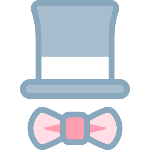 Top Hat Detailed color Lineal color icon