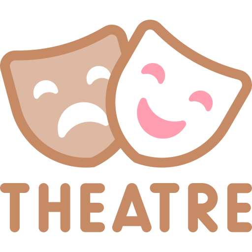 Theatre Detailed color Lineal color icon