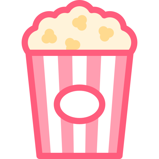 popcorn Detailed color Lineal color ikona