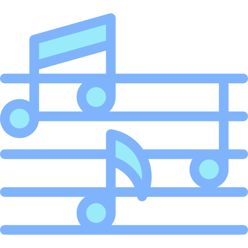 Music Detailed color Lineal color icon