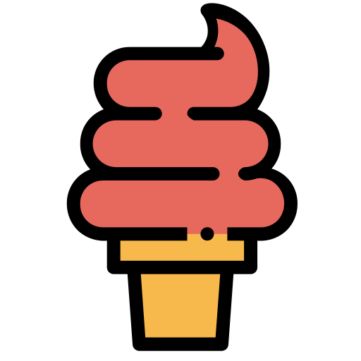 Ice cream Generic Outline Color icon