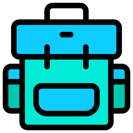 Backpacker Generic Outline Color icon