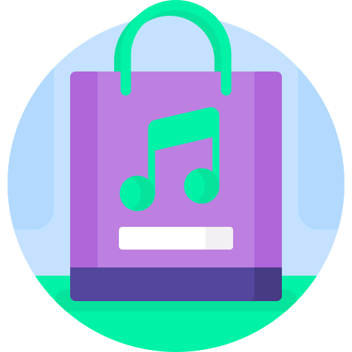 Shopping bag Detailed Flat Circular Flat icon