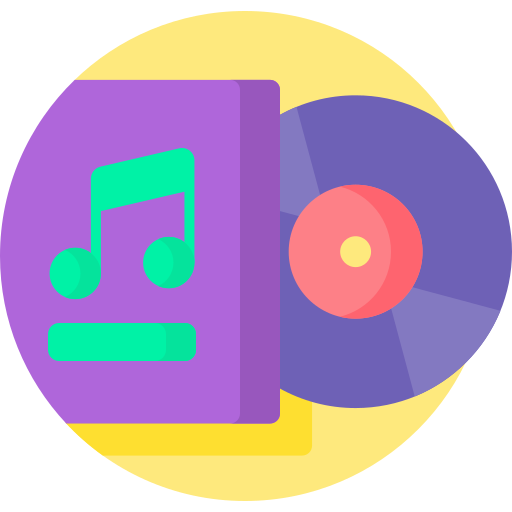 ビニールレコード Detailed Flat Circular Flat icon