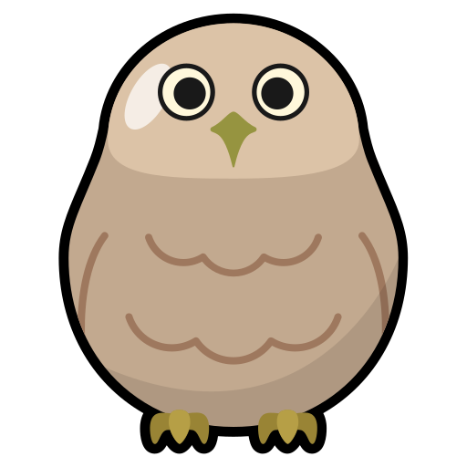 Owl Generic Outline Color icon