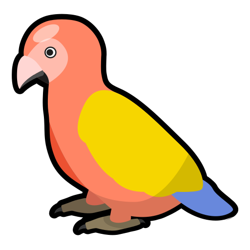 Попугай Generic Outline Color иконка