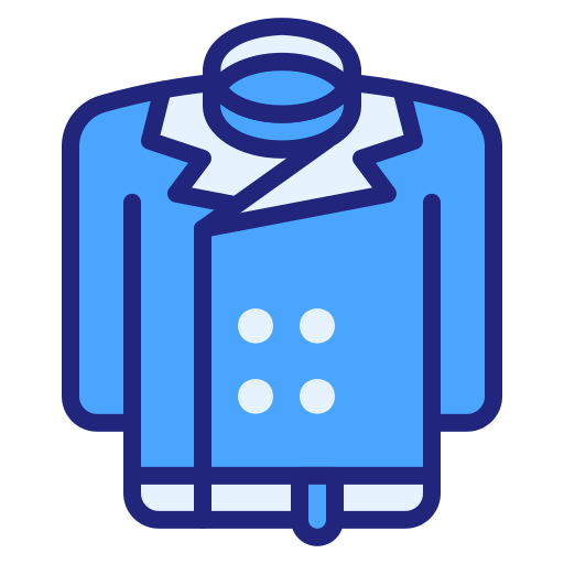 Trench Coat Generic Blue icon