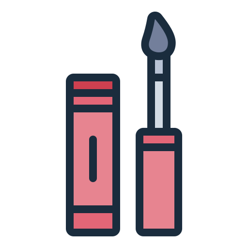 Lip Gloss Generic Outline Color icon