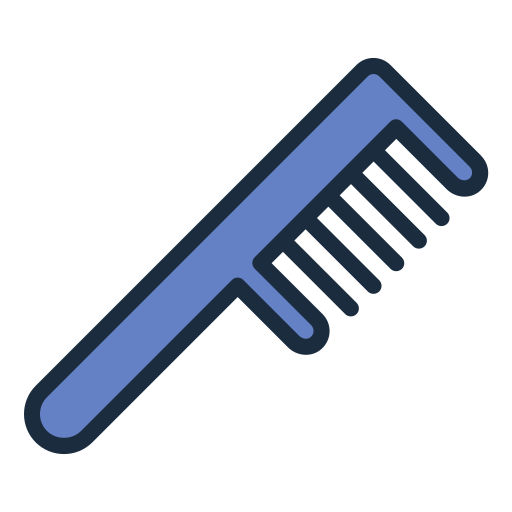 spazzola per capelli Generic Outline Color icona