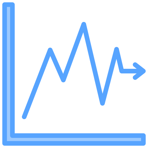 fluctuación Generic Blue icono