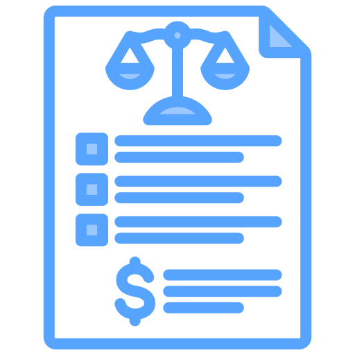 Balance Sheet Generic Blue icon