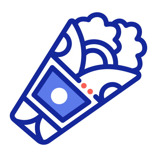 food and restaurant Generic Blue icon