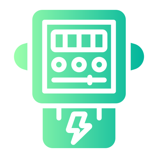 Electric meter Generic Gradient icon