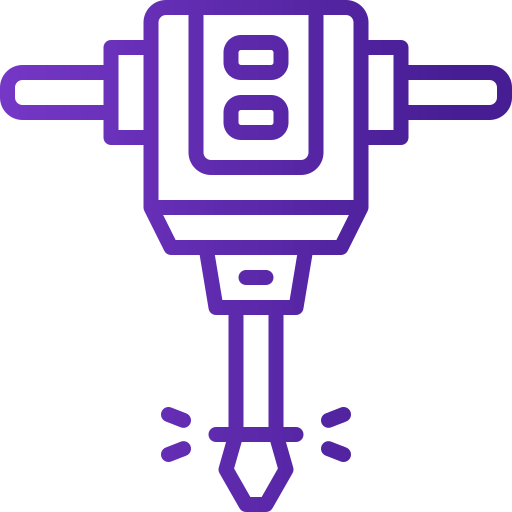 Jackhammer Generic Gradient icon